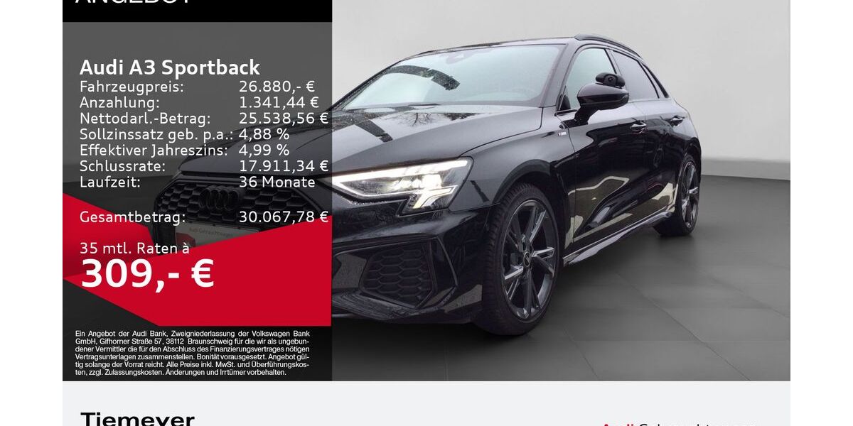 Audi A3 60.988 km 25.980 &euro; Gelsenkirchen 45894