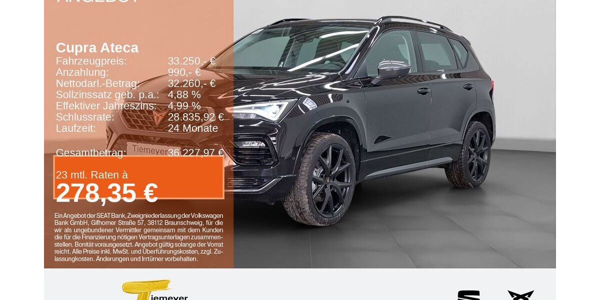 Cupra Ateca 1.500 km 33.250 &euro; Bochum 44809