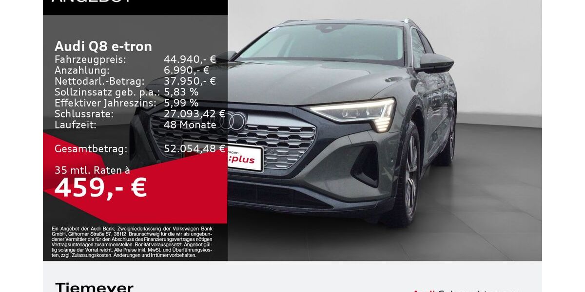 Audi Q8 e-tron 48.979 km 40.640 &euro; Gelsenkirchen 45894