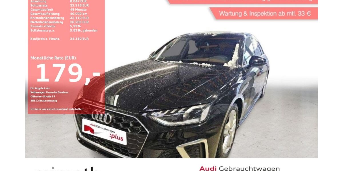 Audi A4 32.663 km 33.810 &euro; Moers-Hülsdonk 47441