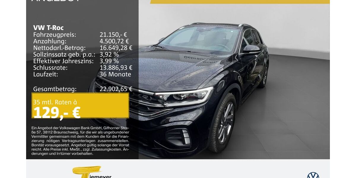 VW T-Roc 39.288 km 20.390 &euro; Recklinghausen 45663