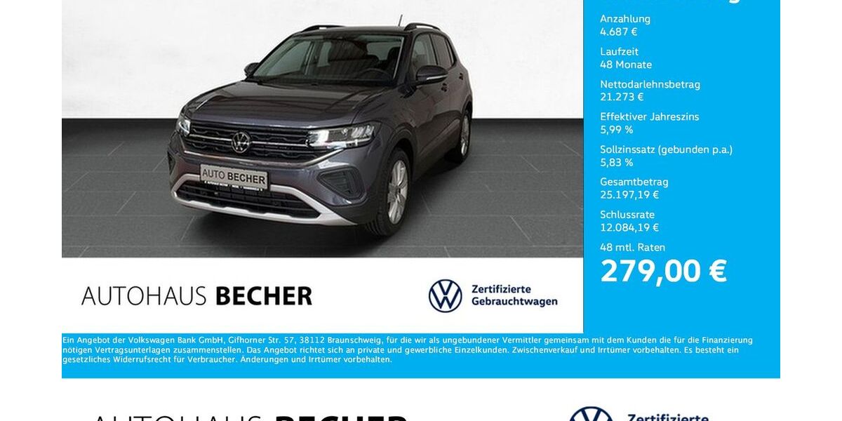 VW T-Cross 12.700 km 25.960 &euro; Wesel 46485