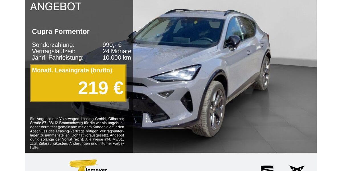 Cupra Formentor 16.444 km 34.110 &euro; Gelsenkirchen OT Beckhausen 45899