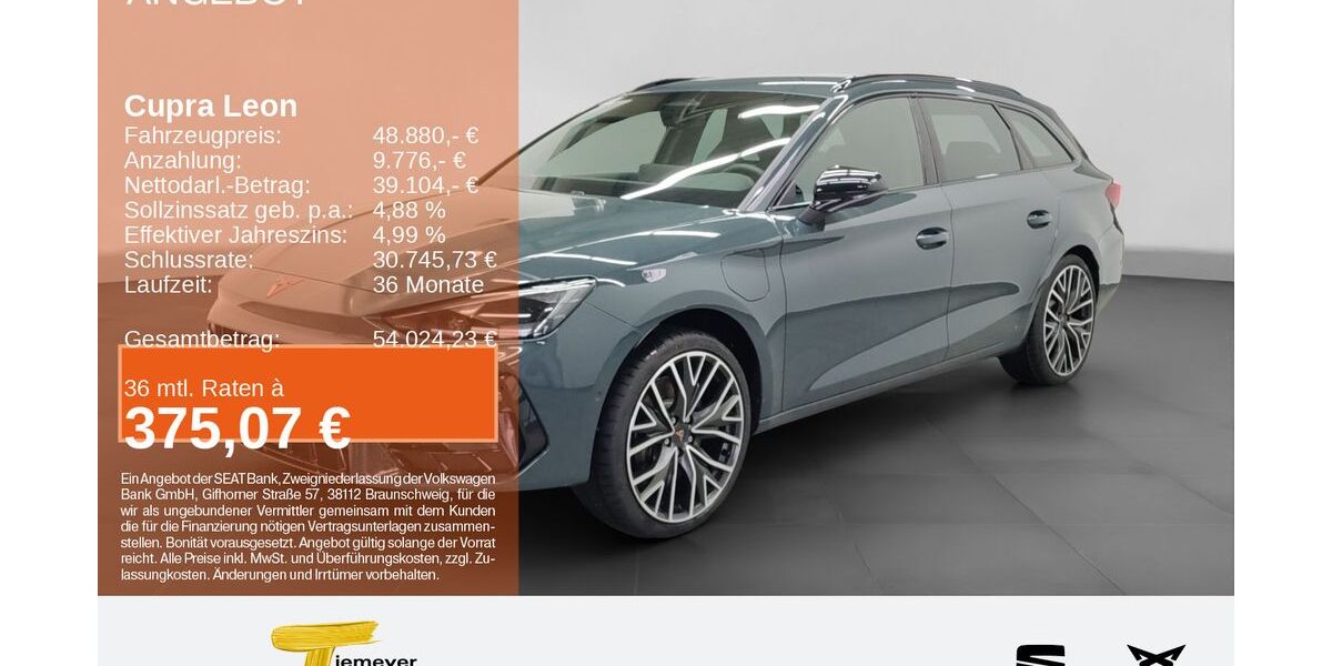 Cupra Leon 3.800 km 45.580 &euro; Bochum 44809