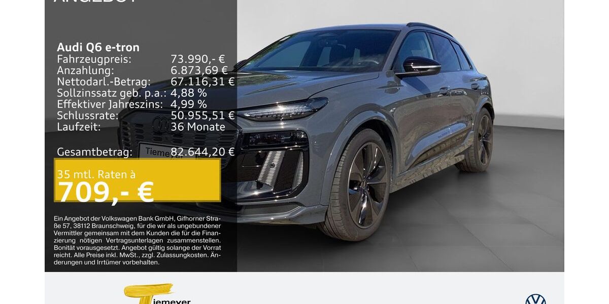 Audi Q6 e-tron 12.370 km 72.490 &euro; Recklinghausen 45663