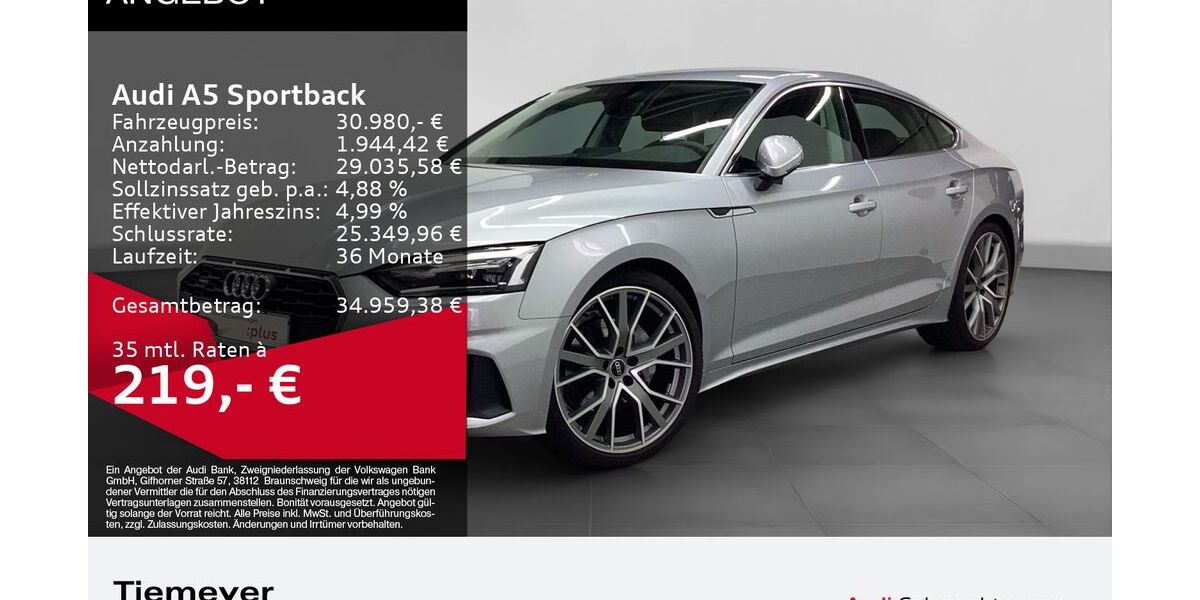 Audi A5 39.996 km 29.980 &euro; Bochum 44809