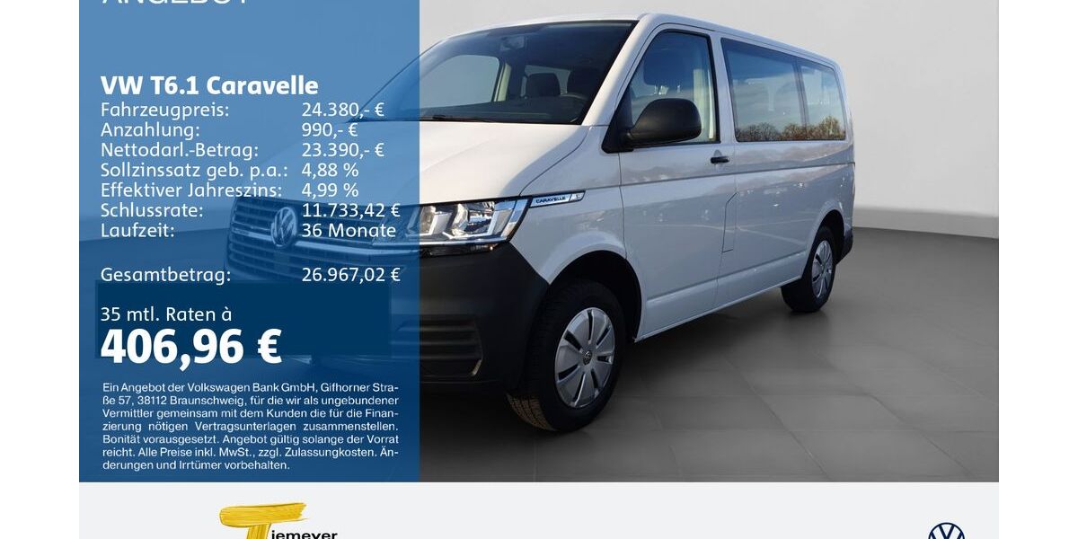 VW T6 Caravelle 95.752 km 20.730 &euro; Bochum 44892