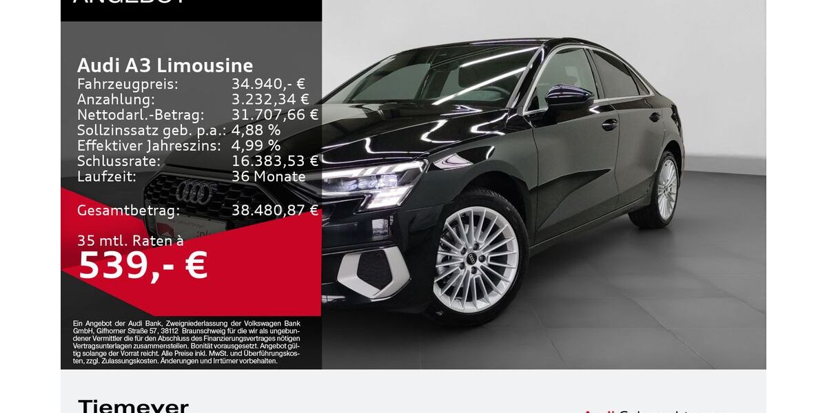 Audi A3 58.660 km 34.940 &euro; Bochum 44809