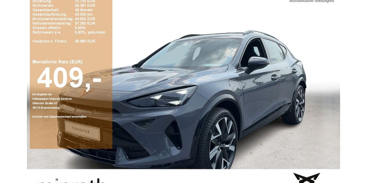 Cupra Formentor 14.750 km 40.999 &euro; Moers-Hülsdonk 47441