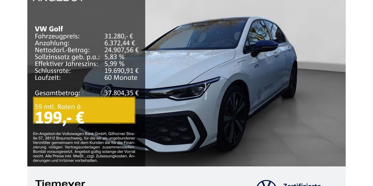 VW Golf 22.999 km 30.860 &euro; Bochum 44892