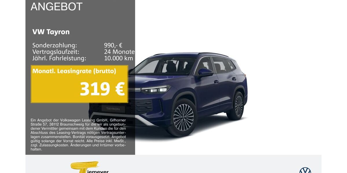 VW Tayron 26.579 km 39.710 &euro; Recklinghausen 45663