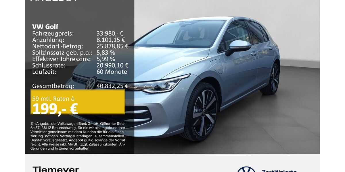 VW Golf 2.999 km 33.670 &euro; Bochum 44892