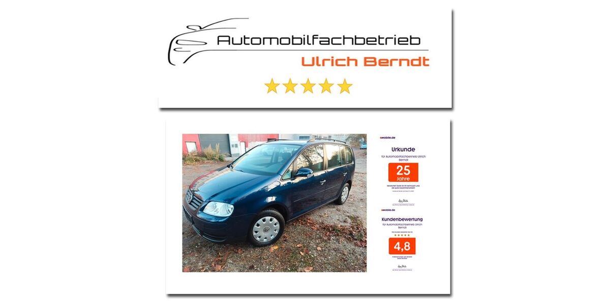 VW Touran 124.859 km 5.250 &euro; Essen 45307