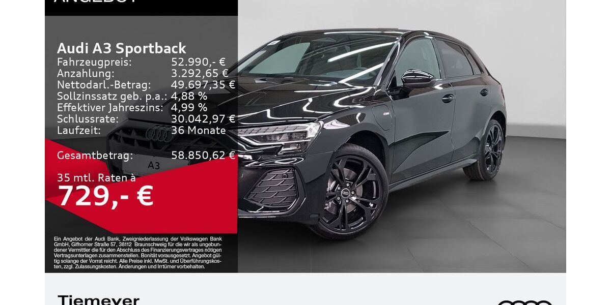 Audi A3 4.990 km 52.990 &euro; Bochum 44809