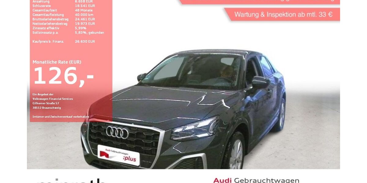 Audi Q2 4.370 km 25.630 &euro; Moers-Hülsdonk 47441