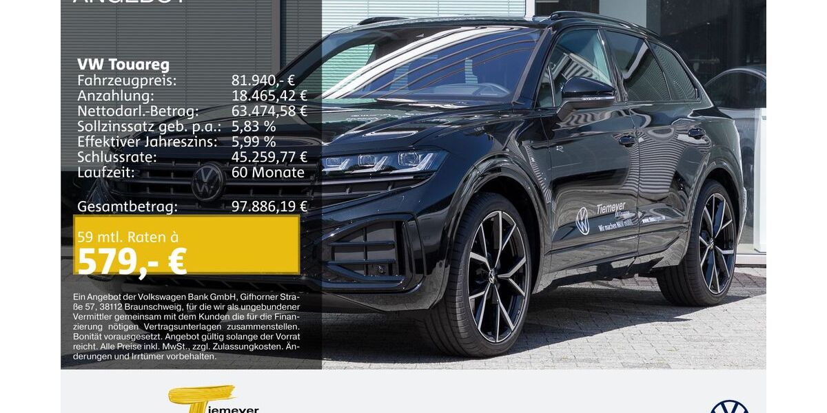 VW Touareg 9.999 km 80.940 &euro; Bochum 44892