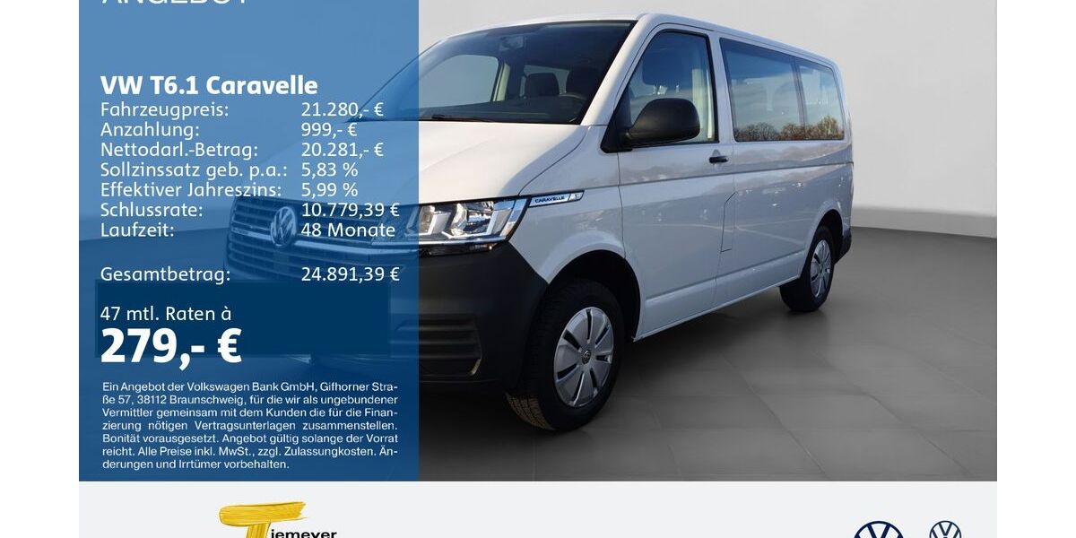 VW T6 Caravelle 105.806 km 20.490 &euro; Castrop-Rauxel 44575